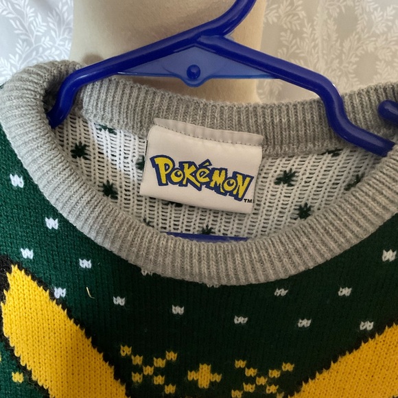 Pokemon Green and Yellow Pikachu Sweater - Picture 4 of 7